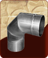 Колено дымохода из нержавеющей стали
