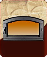 531 - Заслонка хлебной печи, серая размеры 410х205/170 мм, вес 15,5 кг 